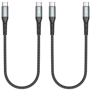 SUNGUY USB Type C P[u 0.3M y2{gz PDΉ 60W }[d USB C to USB C P[u 30cm Z Type C to C P[u USB2.0f[^] iPhone16/15V[Y Galaxy S24/iPad Pro/iPad air/MacBook Air/MacBook ProȂǂ̃^C