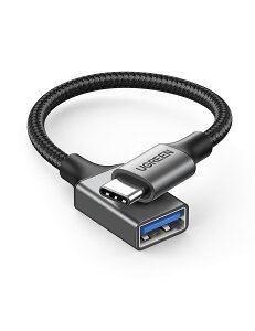 UGREEN USBϊP[u Type C USB OTGP[u Thunderbolt 3Ή USB-C ϊA_v^ iPhone 15 Pro Max MacBook Pro Air/iPad Pro/Xperia XZ/Galaxy S10 ̑ USB-C [p USBϊA_v^ 15CM