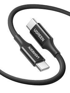 UGREEN usb type c P[uyPD Ή 100W/5A VRɃiC҂݁z480Mbpsf[^ E-marker`bv ^Cvc MacBook/iPhone 15/iPad/Galaxy/Switch/h[USB-CfoCXΉy1.5m, ubNzyrfIo͔