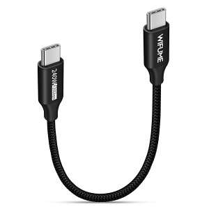 WIFUME USB C P[u PD3.1Ή 240W [d USB-C & USB-C P[u f[^] fh~ ϋviC ^Cvc P[u iPhone15V[Y[dP[u MacbookPro/iPad Pro&Air/GalaxyȂType C@Ή