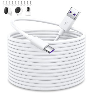 USB Type-CP[u 10M USB A to USB CP[u hƃJd ΉXiaomi Mi J 2K X}[gJ C400 EZVIZ YESKAMO Wyze Camm[gp\R Nest Cam Xbox PS5Rg[[dR[h ^ubg PC j