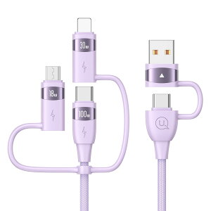 USB [dP[u 6in1 P[u PD100W USB Type C/Micro/IP to USB C/A }[d f[^] 1{6 [dR[h ϋviC҂ ^CvC P[u ^CvC P[u @Ή (, 1.2M)