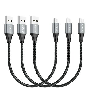 HOTNOW�}�C�N��USB�P�[�u��0.3m3�A30cm�V���[�gAndroid�[�d�P�[�u�� Galaxy S7 S6 S7 Edge S5�ANote 5�APS4�APowerBank�Ȃǂ̃i�C�����ґg�����[�d�R�[�h