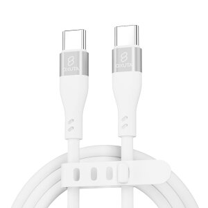 USB-C & USB-C P[u ܂ȂP[u 65W oht USB PDΉ VRfލ̗p Galaxy iPad Pro MacBook Pro/Air eΉ