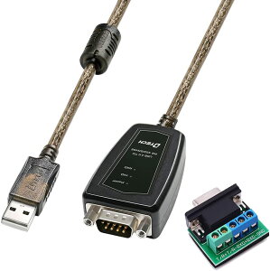 DTECH USB to RS422 RS485 VA |[g Ro[^[ A_v^[ P[u 1.5m CP2102`bvZbg Windows 10 8 7 MacȂǂɑΉ