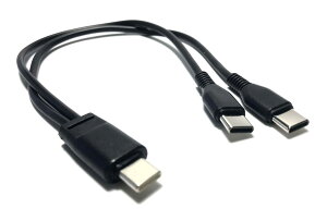 Access E Direct USB ^CvC ҃P[u, Type C IX to 2 USB ^CvC IX Y2P[u, @\2 in 1 USB^CvC YXvb^P[u + }CNt@Co[NXt USB61-C-2C-5A