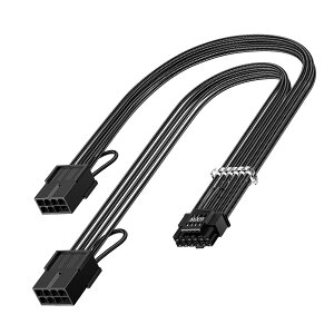Fasgear PCI-e 5.0 12VHPWRP[uA30cm/1tB[g 16(12+4)sIX-PCIE 5.0 2x8(6+2)sX X[utR[hAGeForce RTX 4070,4080,4090p4R[16AWG GPUP[uΉ(ubN)