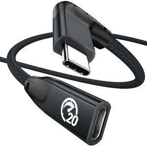 UseBean USB type C P[u L^ 0.5M, p90x USB-C 3.1 Gen 2 20Gbpsf[^]PD 100W}[dUSB CIX-USB CX 4K@60HZfo ^CvcR[h iPhone 15, MacBook, iPad Pro, Steam Deck, Galaxy S24, Xperi