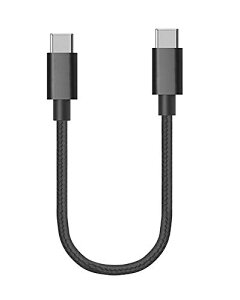 AXYO Type-C P[u 20cm Type-C to Type-C P[u PDΉ iC҂ 3A}[d f[^] ϋv Z Type-C|[g̃foCXɑΉ USB-C to USB-C P[u 0.2m ubN