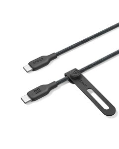 Anker USB-C �� USB-C �P�[�u�� (240W, �G�R�t�����h���[�i�C����) 0.9m �u���b�N Anker 543 USB-C to USB-C Cable (Bio-Nylon 3ft) B2C - UN Black Iteration 1