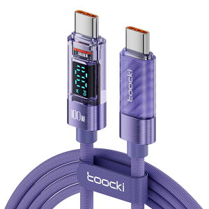 toocki usb c P[u 100W 1M p[v PD/QCΉ ^CvcP[u }[d LEDfBXvC type-c P[u iC҂ f[^] Phone 16/Phone 15/Phone PlusAMacBook Air/ProAGalaxyASwitchUSB-C@