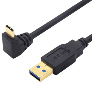 KKM-uV[yJCTs\zUSB Type C3.2 ϊ P[u, 1.5m 1.8mUSB-A IXto USB-C IX 90x L^pxϊ P[uϋv }[d 56KWX^ VMacBook/Nintendo Switch/Type-C@