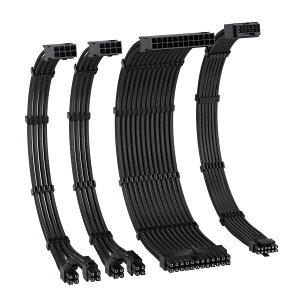 EZDIY-FAB PCIe 5.0 12VHPWR dp PSUP[u X[uP[u 16AWG\RA PSU P[u 1*24s ATX/2*8s(4+4) EPS/16s (12+4)GPU/PCIE P[u1000WPCdjbgɑΉ