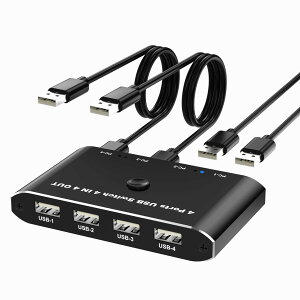 USB ؑ֊ 44o USB ؂ւPC4p 1̃v^[4̃p\RŎgp p\R 4 L[{[h 1 }EX L[{[h ؂ւ USB ZN^[ USB XCb`[ PC ؑ֊4 USB-A|