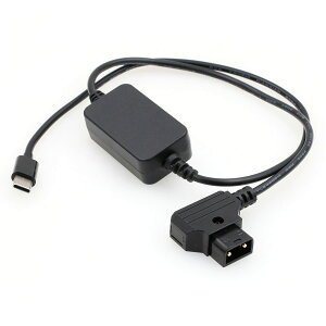 SZRMCC �g�ѓd�b�p�b�h�^�u���b�g�f�o�C�XUSBC Type-C to D-tap V-Mount Gold-MountPowerTap�p�̋}���[�d�d���P�[�u�� (Straight USB C)