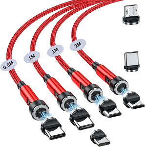 }Olbg-[dP[u 7s 3A}[d+f[^ʐM For Phone Type-C-[dP[u 3in1 [dR[h y9[q+ 4{Zbgz 540x] 0.5M+1M+1M+2M  Ligting USB-B P[u For Pad Air/Pad Pro/For Phone 1