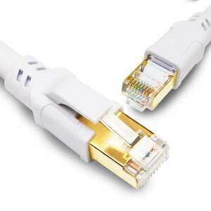 Yauhody LANP[u 0.5m CAT8 JeS[8C[TlbgP[u 40Gbps/2000MHz Llan RJ45RlN^ ܐ܂h~ Op Ɩp f [^[ PS4 PS5 Switch XboxɑΉ zCg