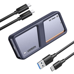 UGREEN M.2 SSD OtP[X yUSB4 40Gbpsz M.2 SSD P[X NVME/Pcie P[X Thunderbolt 3/4 PCIe 4.0x4Ή A~ m.2 n[hfBXNP[X NVME SSDɑΉ 2{P[ut