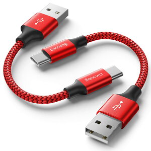 y0.3m 2{zUSB Type C P[u Z Baiwwa USB-C to USB-A}[d P[u 30cm QC3.0Ή ^CvC P[u Z f[^] iPhone16/15 iPhone16/15 ProAXperiaAGalaxy S20 S10 S9 A20 A21 ASwitch̑Android U