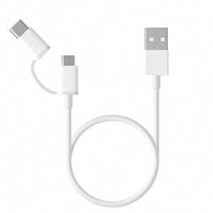 2in1 USB Type C P[u microusb/^CvC [dP[u QuickCharge3.0Ή typecX}z 2.4A }[d 1m }CNusb ^CvC P[u Galaxy S9/S8/S8+AMacBookAXperia XZ ̑AndroideAUSB-C@Ή iz