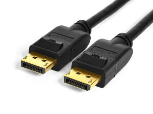 MacLab. Displayport fBXvC|[g P[u DP 1.4 Ή 1.8m 4K 8K j^ Ήi7680x4320 8K^60HzF3840x2160 4K^144Hzj ubN ۏؕt BC-DP18BK14