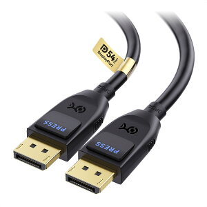 yVESAF؍ς݁zCable Matters 54Gbps DisplayPort P[u 2.1 (DPP[u 3m) 8K@165Hz/4K@500HzΉAFreeSyncAG-SYNCAHDRΉ Q[~Oj^[APCARTX 4080/4090ARX 7900pAfBXvC|[g2.1