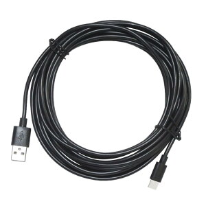 KAUMO USB Type-C 電源ケーブル 電源専用コード (Type-C/Type-A) ブラック 5m