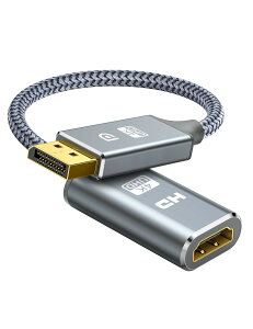 Snowkids Displayport HDMI ϊA_v^ 30cm DPHDMI fBXvC|[g HDMI ϊ P[u 4KΉ IXEX (DPHDMI֒P`)