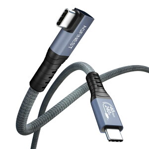 USB4 P[u 240W 48V/5A}[d 40Gbpsf[^] 8K@60Hzfo PD3.1Ή USB-IFFthunderbolt 4 P[uΉ MacBook M1 M2AMac miniASSDȂType c@Ή O[ (L^, 0.5M)