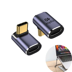 RuiMi ^CvC USB-CϊA_v^ L^ USB Type C A_v^ 40Gbps i90° pUSB C IX Xj8K@60Hzfo 100W/5A}[d f[^]  4 .0 P[ui2j