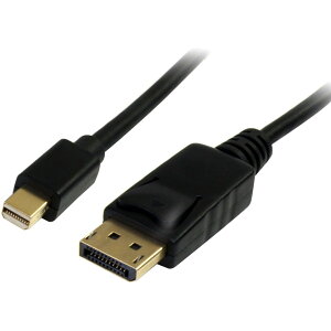 StarTech.com Mini DisplayPort - DisplayPort ϊP[u^2m^fBXvC|[g 1.2^mDP - DPj^[P[u^4K60Hz^mDPIX - DPIX MDP2DPMM2M