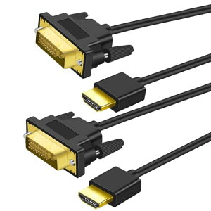 Twozoh 4K HDMI - DVIP[u 1M 2{ o tLVu nCp[X DVI - HDMIP[u 1080P/4K@60HZtHDΉ vWFN^[ m[gp\R er PC DVDv[[p