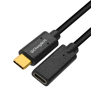 QiCheng&LYS USB TYPE C P[ui^R[hjA}[dƃf[^`pi10GbpsjAlXUSB CfoCXƌ݊܂0.3m