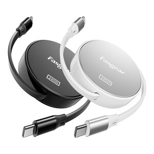 Fasgear 240W USB C - USB CP[u 1m 100W USB C[dp 莮 5A }[d^CvCR[h [4Lk] i-Phone 15APS5Rg[AThinkPad X1Ή (ubN/Vo[)