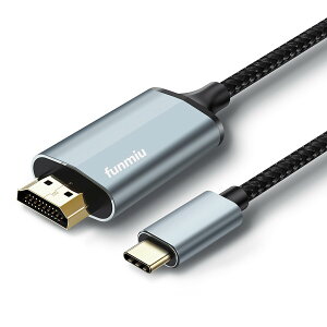 4K USB C HDMI ϊ P[u Type C HDMI A_v^,Thunderbolt 3 USB C to HDMI A_v^[ 3M,iPad Pro/Surface Go/MacBook&MacBook Pro&Air/Dell XPS/HP Zbook/dynabook/Galaxy(S8/S9/S10)/HUAWEI P30 P20iO[j