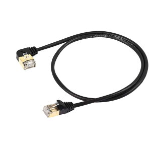 SinLoon 90xpCat8C[TlbgP[uA40Gbps 2000MhzP[uAbLvOSFTPP[uCat8 RJ45RlN^Q[LAN P[uAPCA[^Ɏgp܂(Left 0.6M/2FT)