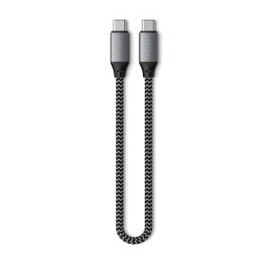 Satechi USB4 to USB-C P[u (25cm) }USB-C PD[d 100W f[^] 40Gbps 8K fo 60Hz Ή(MacBook Pro/Air/M1/M2ȂǑΉ)
