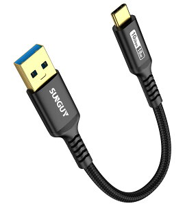 SUNGUY USB Type C P[u 0.15M USB3.1 Gen2 10Gbps f[^] ^Cv c [d USB-A to USB-C Z 15cm bLRlN^ Android AutoΉ iC҂ ϋv galaxy s22 ultra/iPad Pro/ipad air 4/5 /Sony X