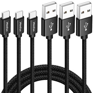 USB Type C P[uy1m 3{zCLEEFUN 3A}[d QC3.0Ή ^Cvc[dP[u ϋv iC USB A to USB C P[u Xperia 10II XZ1 XZ2 XZ3, Galaxy A20 A21 A50 S20 S10 S10+ S10e S9 S8, Note 20/10/9/8, SwitchȂǂTy
