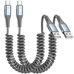 USB Type CP[uy2M/2{ZbgzRC^ Lт USB-A to USB-C P[u QC3.0 }[d ^CvC P[u  3A TPUf Type CXvOC Lk ֗ iPhone15 Pro Max, MacBook iPad Air/Pro Xperia,