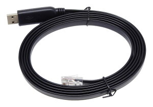 KAUMO CONSOLE(RJ45) USB�ϊ� �R���\�[���P�[�u�� (�u���b�N 2.0m FTDI�`�b�v)