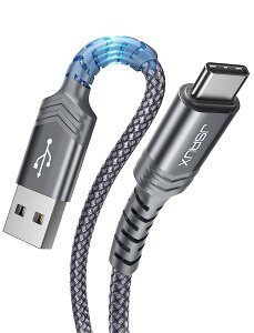 JSAUX USB C�P�[�u���y1M+2M 2�{�Z�b�g�z�}���[�d �i�C�����ґg Samsung Galaxy S10 S9 S8 S20 Plus A3 A5 2017 Note 10 9 8�AGoogle Pixel�ASony Xperia XZ�AP9P10�A���h���C�h���@��Ή�-�O���[