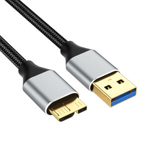 USB3.0 MicroB USBP[u ^Cvi^CvAIX - }CN^CvBIXj ]Ƌ}[d OtHDD SSD hCu fWJ ȂǂɑΉ 1M
