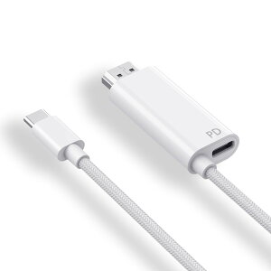 y{ׂ̂ď_炩zUSB-C HDMI 4K@60Hz ϊ P[u 2M 480Mbps 100W PD[d|[gt @\~jSwitch hbNHDMI P[ut XCb` hbNP[u HDR Type C- HDMIA_v^[ x