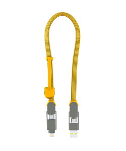 Rolling Square inCharge XL 6in1 �}���`�[�d�P�[�u�� 100W�̍����[�d���\�ȃ|�[�^�u��USB�P�[�u�� 0.3m ���F