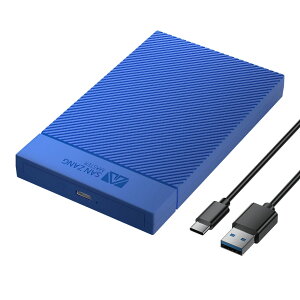 SAN ZANG MASTER 2.5�C���` HDD �P�[�X 6Gbps�ڑ� SATA UASP�Ή� 2.5�C���` SSD �P�[�X �H��s�v HDD�O�t���P�[�X �ȒP���E �n�[�h�f�B�X�N�P�[�X 9.5mm/7mm HDD/SSD�Ή� SSD�O�t���P�[�X Mac OS/Windows/Linux���ɑΉ�