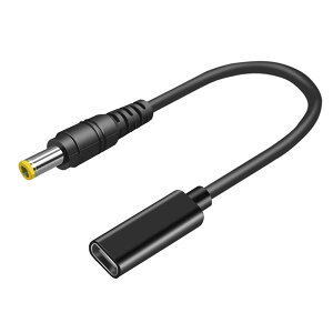 usb pd dc �P�[�u�� USB Type �^�C�vC type-c DC 5.5 * 2.5mm�d��PD�[�d�P�[�u�� USB-C���X���� ���b�v�g�b�v18.5-20V�ɓK�� �A�E�g�h�A/���s �m�[�g�p�\�R���p ���p�I [���s�A���i]