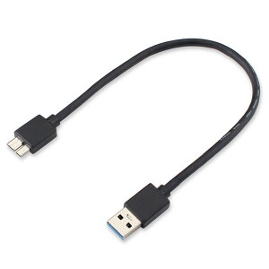 USB3.0P[u 0.5m LpoieJun USB A IX to microB IX f[^P[u f[^]Ή Galaxy S5/Galaxy Note 3/HDD/SSDOthCuΉ }CNBϊP[u RlN^ ϋv㒷