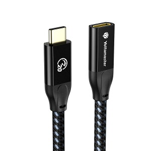 Yottamaster USB Type-C P[u(1m) 100W PD}[dΉ 20Gbpsf[^] 4K@60Hzfo USB3.2 Gen2x2 XIXϊ ^CvcP[uΉ ϋv ubN[P-U100-CYC20-1]