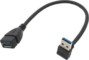 I[fBIt@ USBP[u  USB3.2 Gen1 5Gbps L USB-A IX - USB-A X USB3.0 USB3.1 Ή L^B USBP[u ubN 20cm